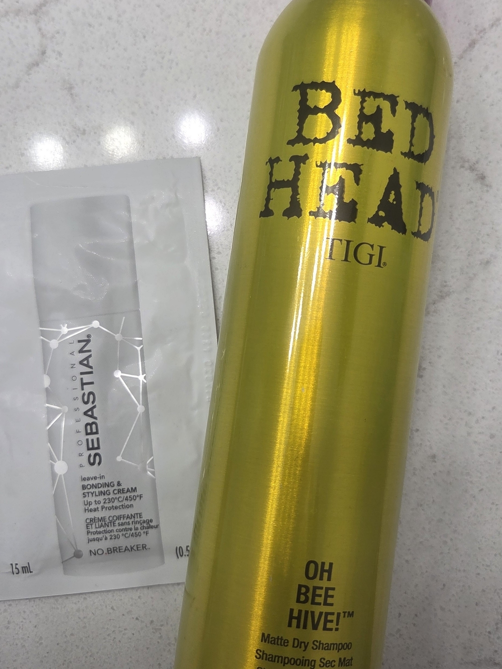 Tigi Bed Head Oh Beehive Dry Shampoo Brand New + Sebastian Bonding Styling Cream